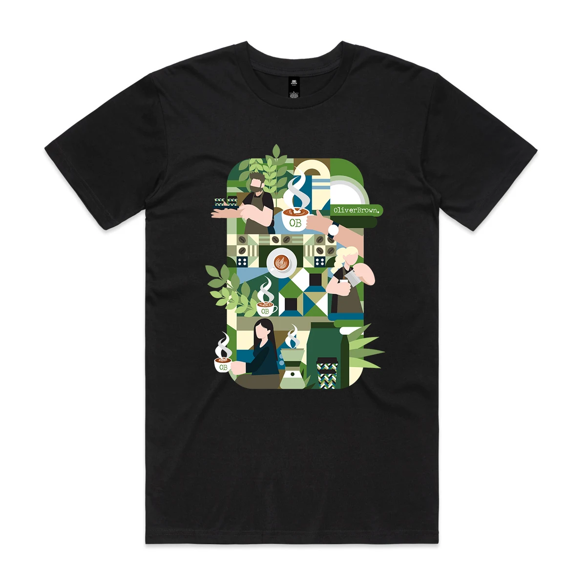 The same design as supplied digitally, before printing